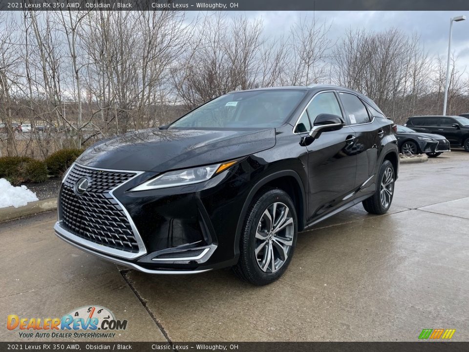 2021 Lexus RX 350 AWD Obsidian / Black Photo #1