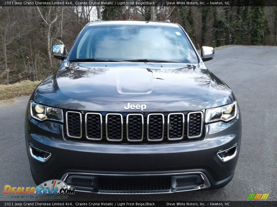 2021 Jeep Grand Cherokee Limited 4x4 Granite Crystal Metallic / Light Frost Beige/Black Photo #3