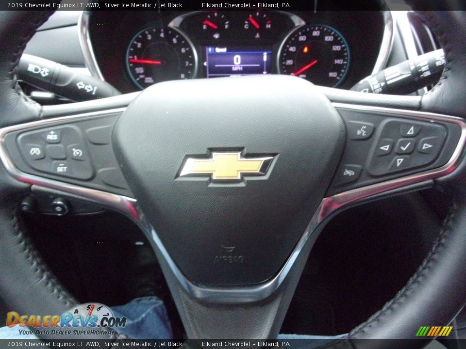 2019 Chevrolet Equinox LT AWD Silver Ice Metallic / Jet Black Photo #19