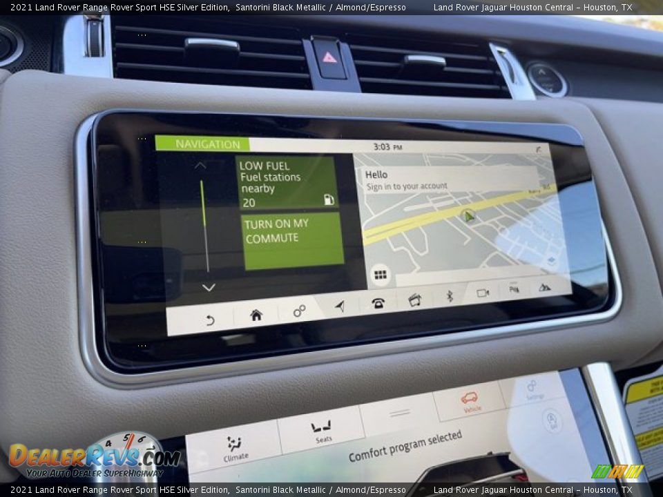 2021 Land Rover Range Rover Sport HSE Silver Edition Santorini Black Metallic / Almond/Espresso Photo #22