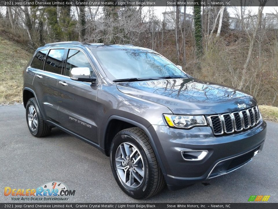 2021 Jeep Grand Cherokee Limited 4x4 Granite Crystal Metallic / Light Frost Beige/Black Photo #4