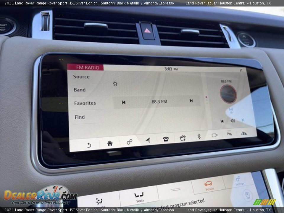 2021 Land Rover Range Rover Sport HSE Silver Edition Santorini Black Metallic / Almond/Espresso Photo #23