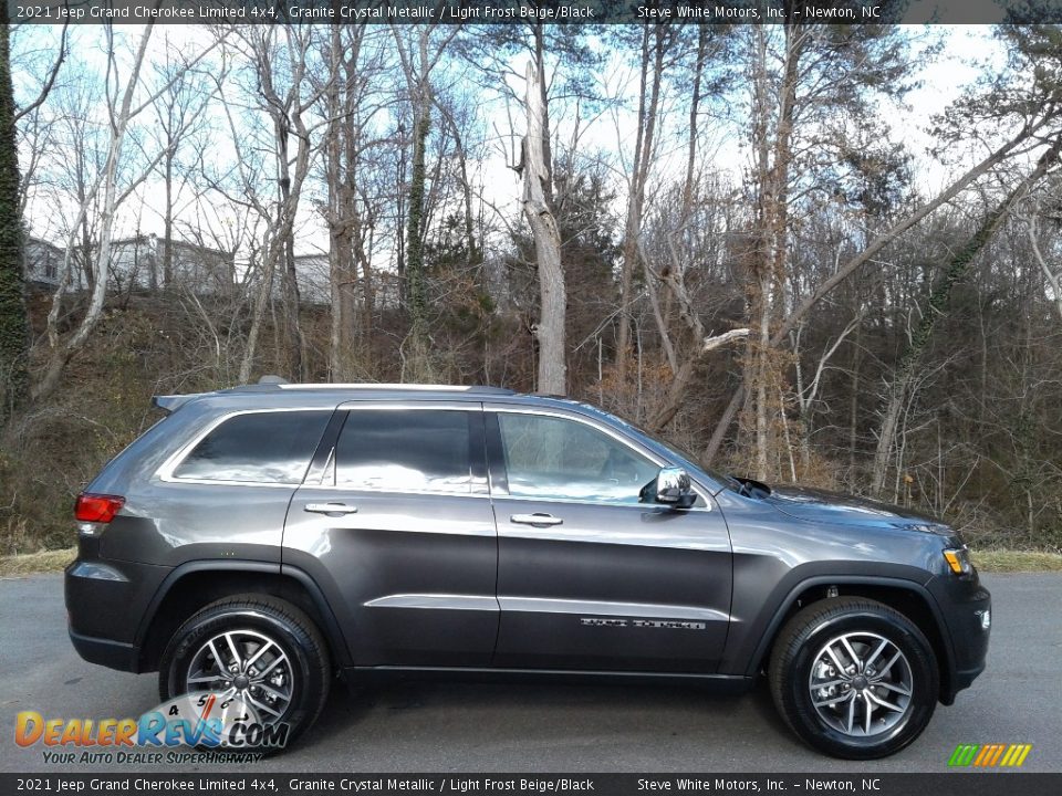 2021 Jeep Grand Cherokee Limited 4x4 Granite Crystal Metallic / Light Frost Beige/Black Photo #5