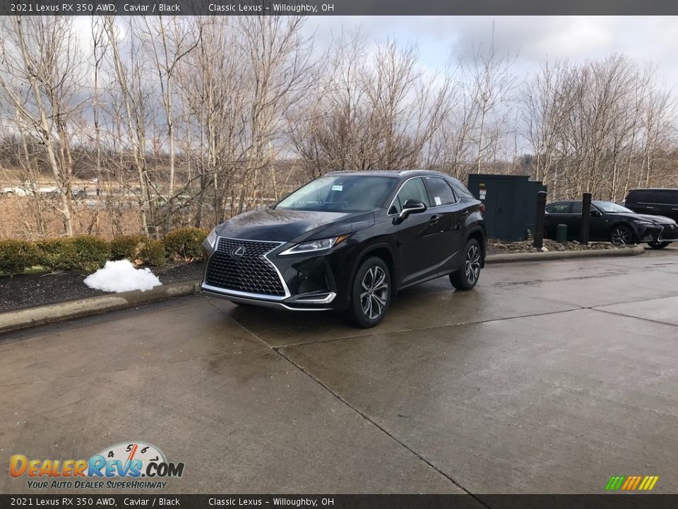 2021 Lexus RX 350 AWD Caviar / Black Photo #1