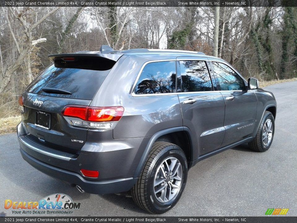 2021 Jeep Grand Cherokee Limited 4x4 Granite Crystal Metallic / Light Frost Beige/Black Photo #6