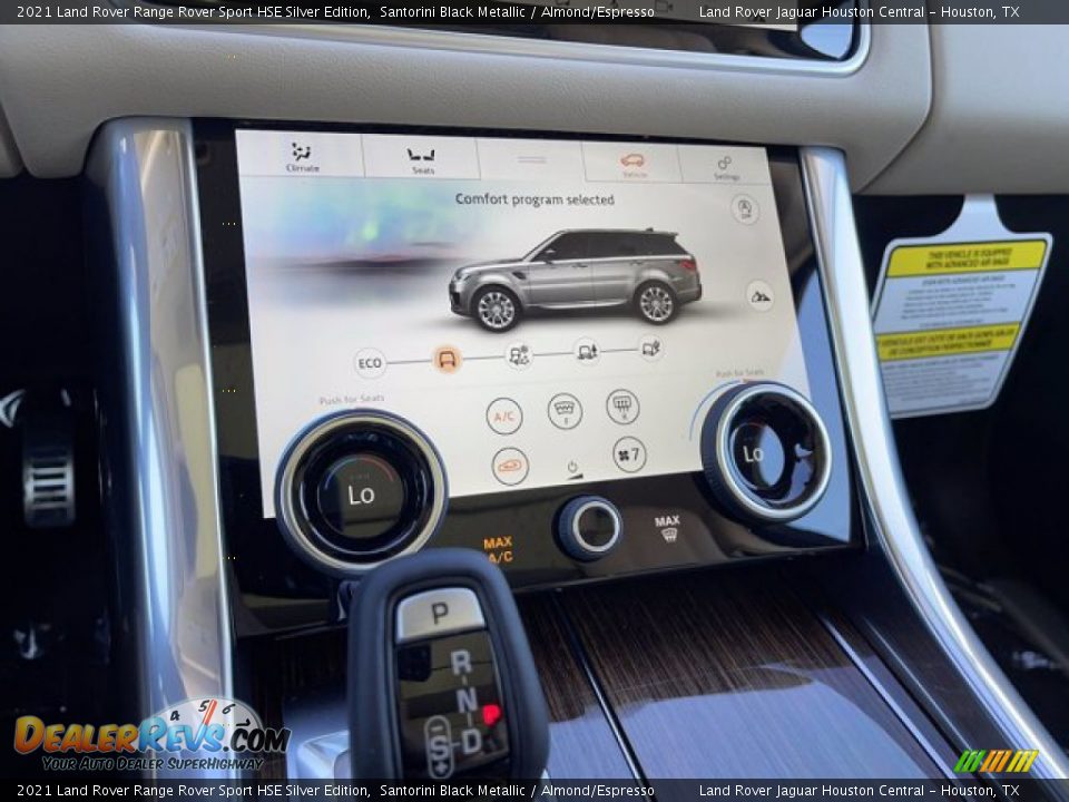 2021 Land Rover Range Rover Sport HSE Silver Edition Santorini Black Metallic / Almond/Espresso Photo #25