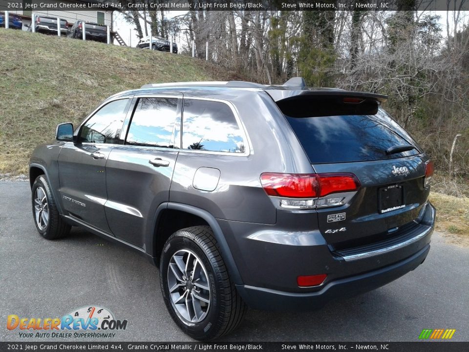 2021 Jeep Grand Cherokee Limited 4x4 Granite Crystal Metallic / Light Frost Beige/Black Photo #8