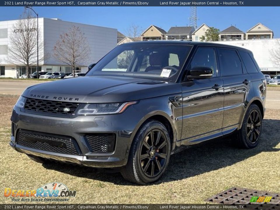 Front 3/4 View of 2021 Land Rover Range Rover Sport HST Photo #2