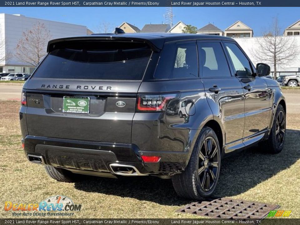 2021 Land Rover Range Rover Sport HST Carpathian Gray Metallic / Pimento/Ebony Photo #3