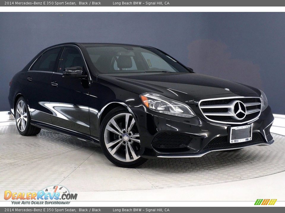 2014 Mercedes-Benz E 350 Sport Sedan Black / Black Photo #1