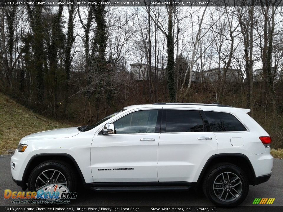 2018 Jeep Grand Cherokee Limited 4x4 Bright White / Black/Light Frost Beige Photo #1