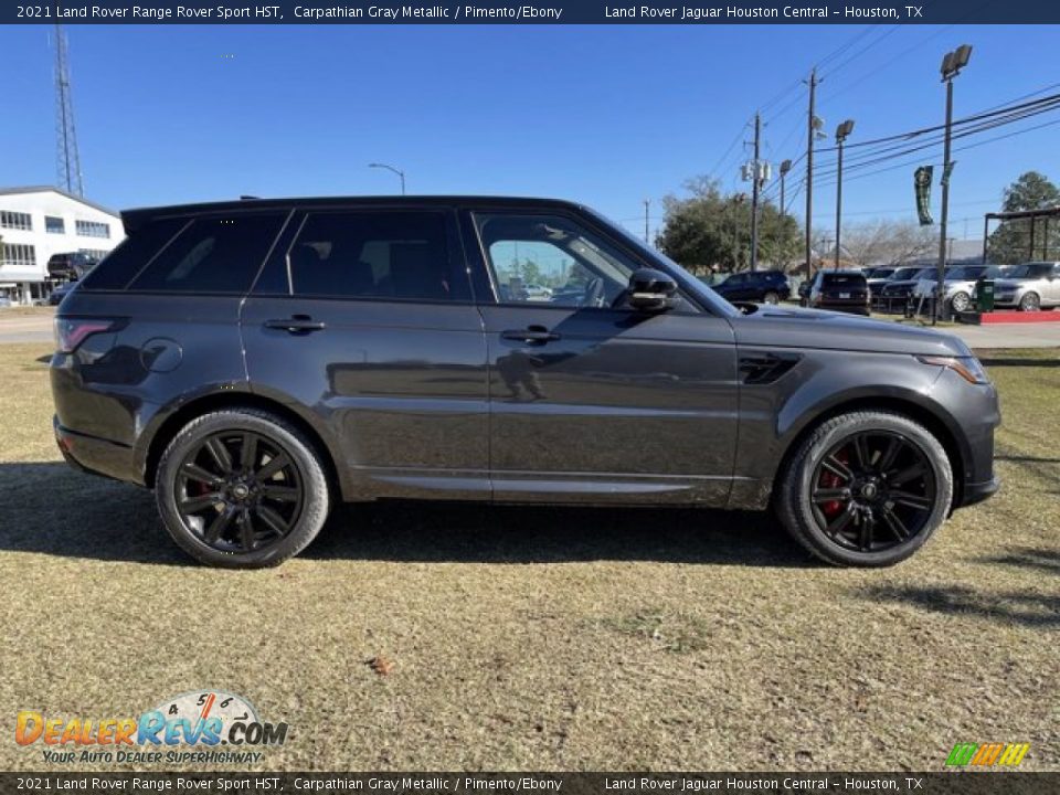 2021 Land Rover Range Rover Sport HST Carpathian Gray Metallic / Pimento/Ebony Photo #7