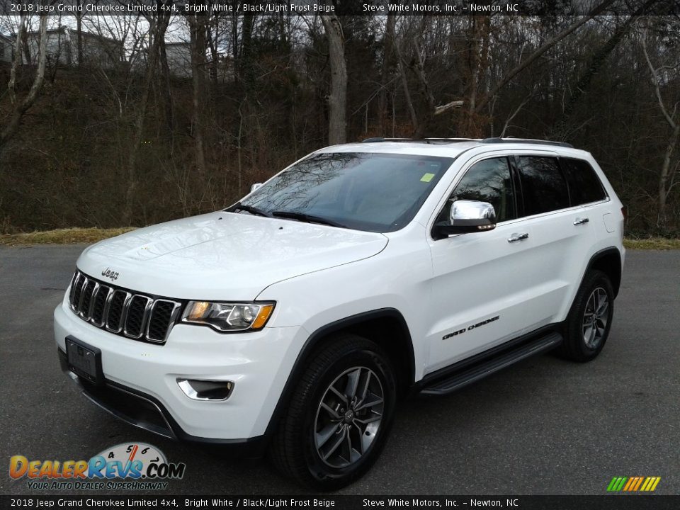 2018 Jeep Grand Cherokee Limited 4x4 Bright White / Black/Light Frost Beige Photo #2