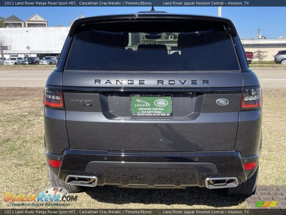 2021 Land Rover Range Rover Sport HST Carpathian Gray Metallic / Pimento/Ebony Photo #8
