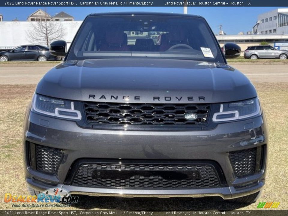 2021 Land Rover Range Rover Sport HST Carpathian Gray Metallic / Pimento/Ebony Photo #9