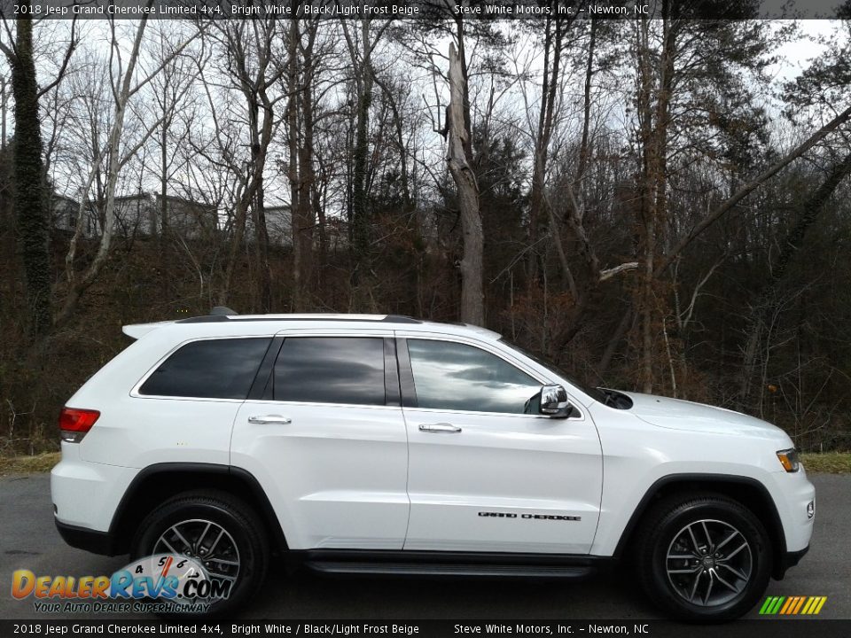 2018 Jeep Grand Cherokee Limited 4x4 Bright White / Black/Light Frost Beige Photo #5