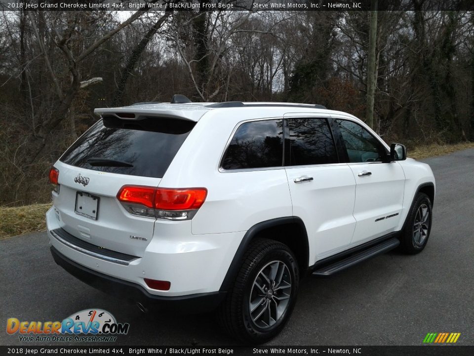 2018 Jeep Grand Cherokee Limited 4x4 Bright White / Black/Light Frost Beige Photo #6