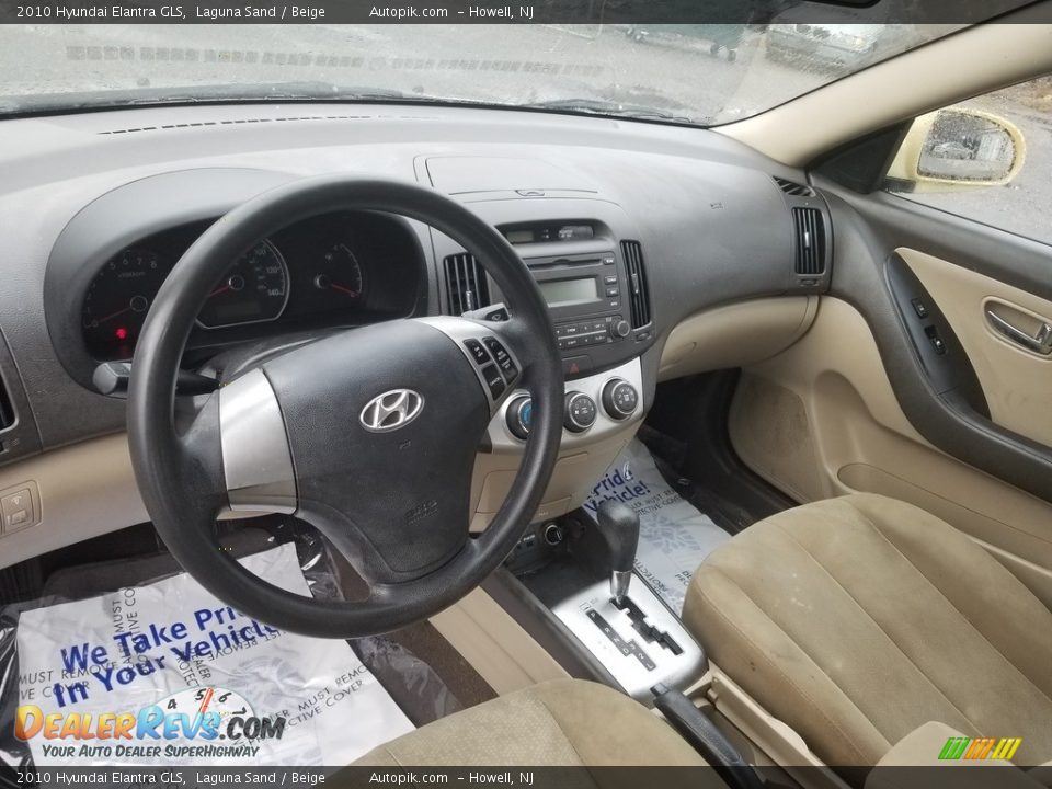 2010 Hyundai Elantra GLS Laguna Sand / Beige Photo #11