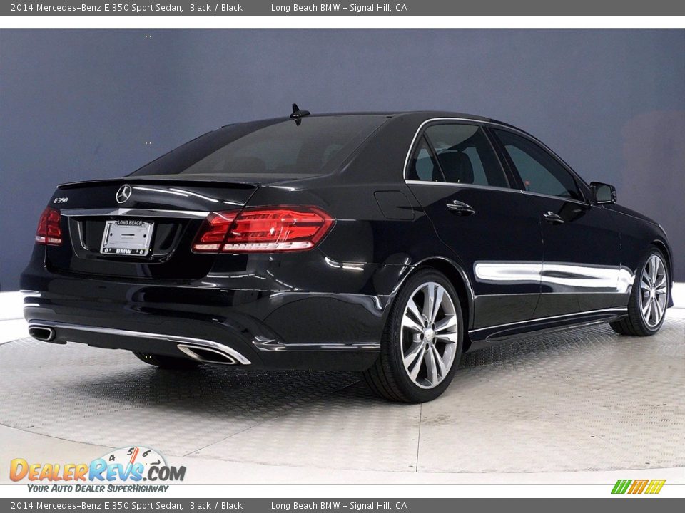 2014 Mercedes-Benz E 350 Sport Sedan Black / Black Photo #13