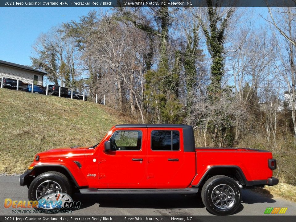 2021 Jeep Gladiator Overland 4x4 Firecracker Red / Black Photo #1