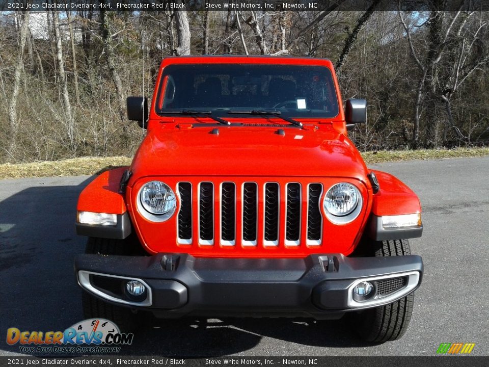 2021 Jeep Gladiator Overland 4x4 Firecracker Red / Black Photo #3