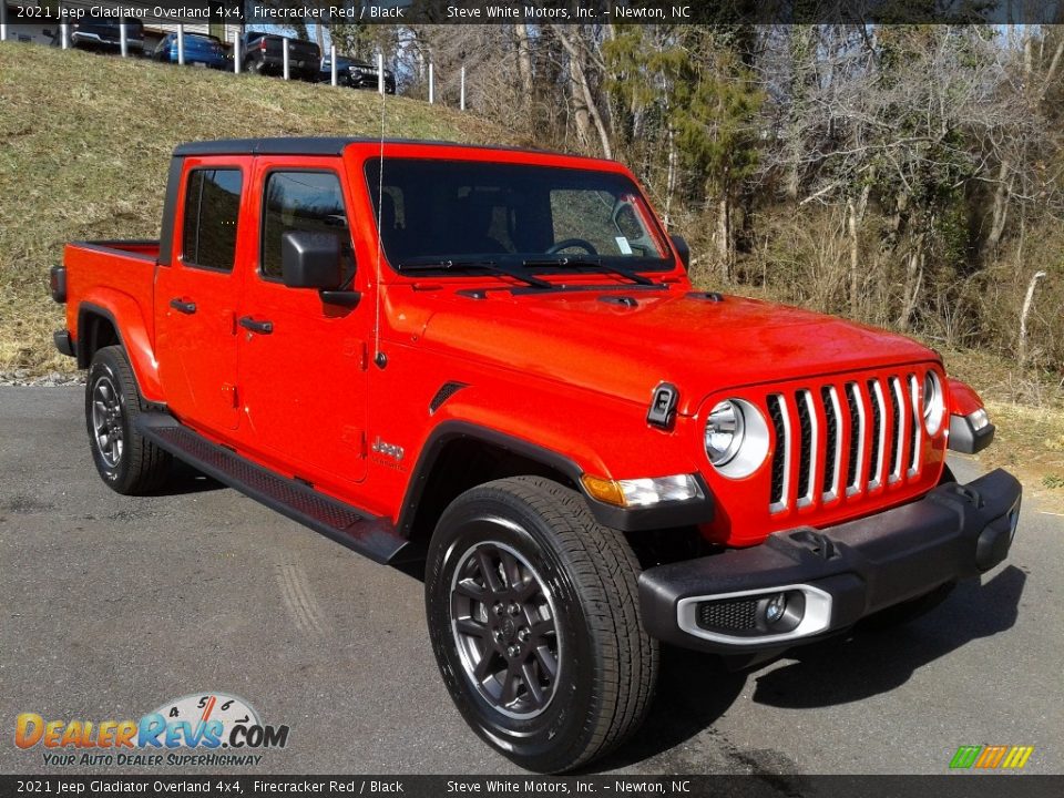 2021 Jeep Gladiator Overland 4x4 Firecracker Red / Black Photo #4