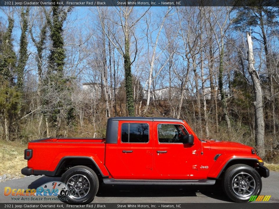 2021 Jeep Gladiator Overland 4x4 Firecracker Red / Black Photo #5