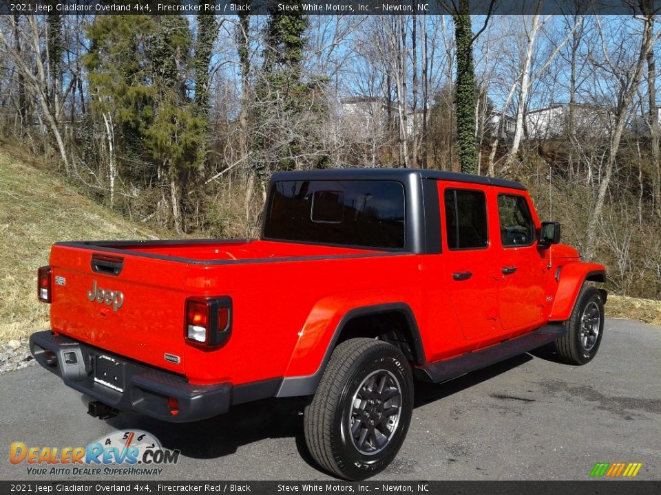 2021 Jeep Gladiator Overland 4x4 Firecracker Red / Black Photo #6