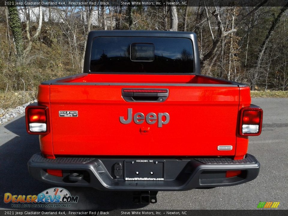 2021 Jeep Gladiator Overland 4x4 Firecracker Red / Black Photo #7