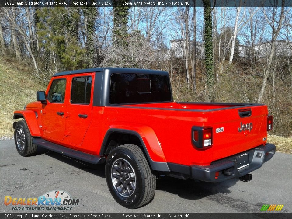 2021 Jeep Gladiator Overland 4x4 Firecracker Red / Black Photo #9