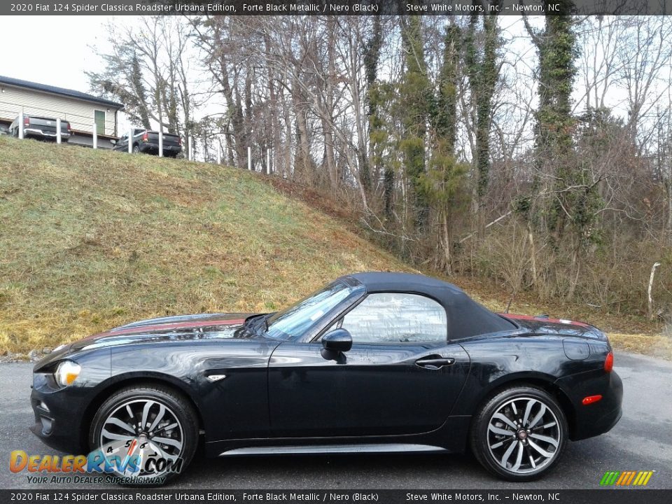 Forte Black Metallic 2020 Fiat 124 Spider Classica Roadster Urbana Edition Photo #1