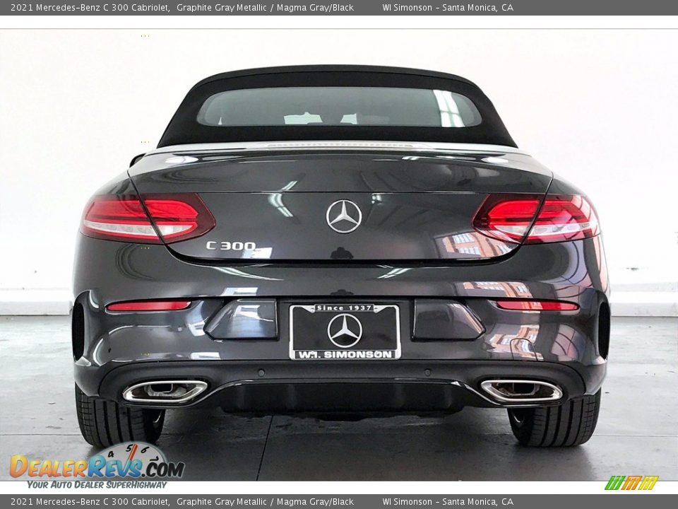 2021 Mercedes-Benz C 300 Cabriolet Graphite Gray Metallic / Magma Gray/Black Photo #3