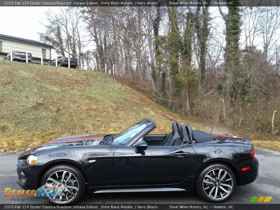 Forte Black Metallic 2020 Fiat 124 Spider Classica Roadster Urbana Edition Photo #3