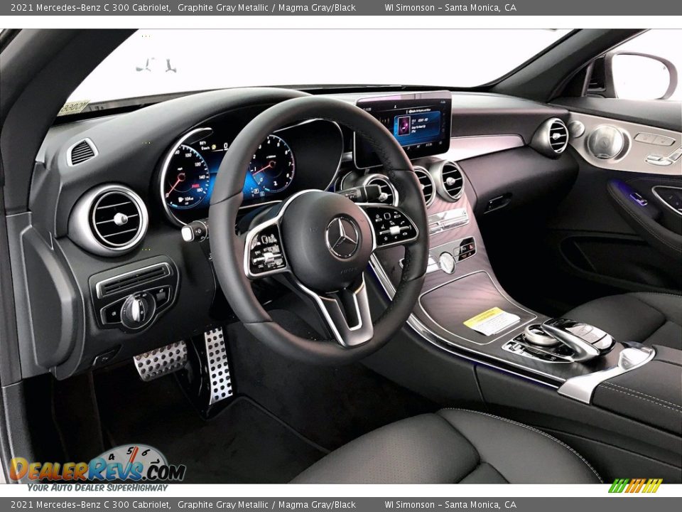 2021 Mercedes-Benz C 300 Cabriolet Graphite Gray Metallic / Magma Gray/Black Photo #4