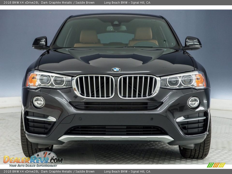 2018 BMW X4 xDrive28i Dark Graphite Metallic / Saddle Brown Photo #2