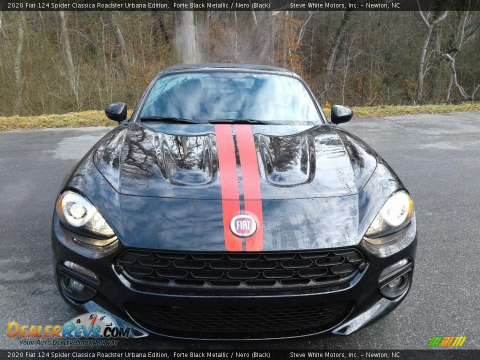 2020 Fiat 124 Spider Classica Roadster Urbana Edition Forte Black Metallic / Nero (Black) Photo #5