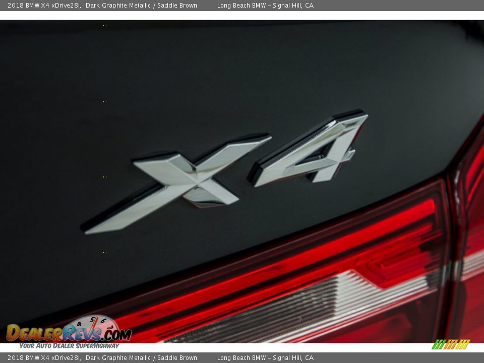 2018 BMW X4 xDrive28i Dark Graphite Metallic / Saddle Brown Photo #6
