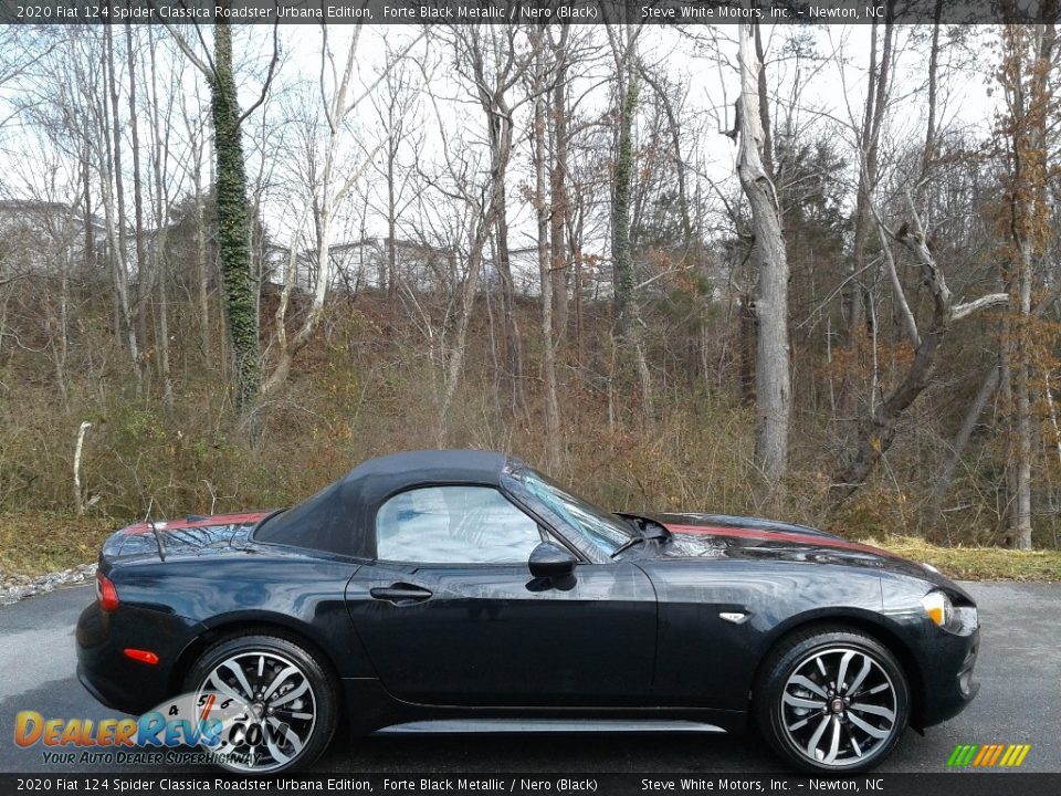 Forte Black Metallic 2020 Fiat 124 Spider Classica Roadster Urbana Edition Photo #7