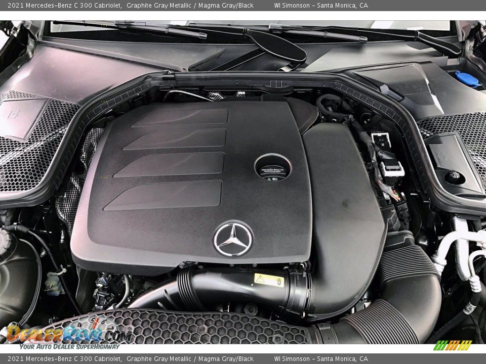 2021 Mercedes-Benz C 300 Cabriolet Graphite Gray Metallic / Magma Gray/Black Photo #8