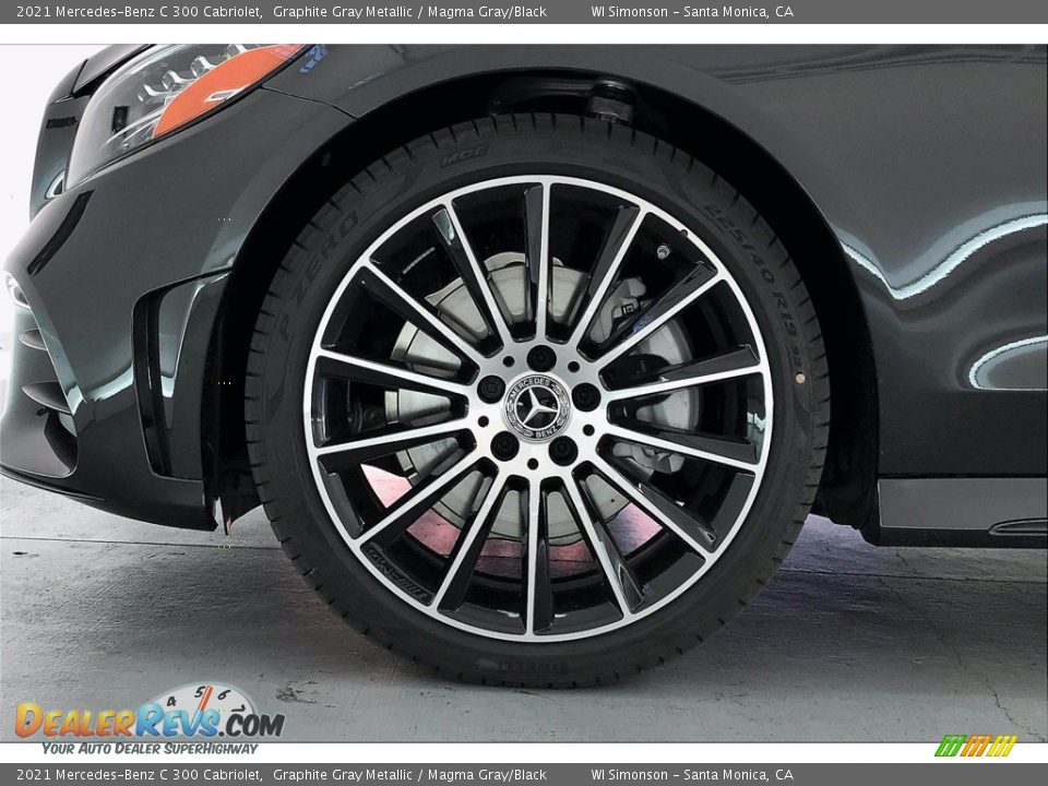 2021 Mercedes-Benz C 300 Cabriolet Graphite Gray Metallic / Magma Gray/Black Photo #9