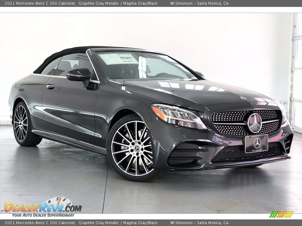 2021 Mercedes-Benz C 300 Cabriolet Graphite Gray Metallic / Magma Gray/Black Photo #12