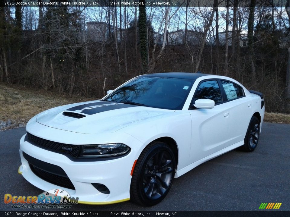 2021 Dodge Charger Daytona White Knuckle / Black Photo #2