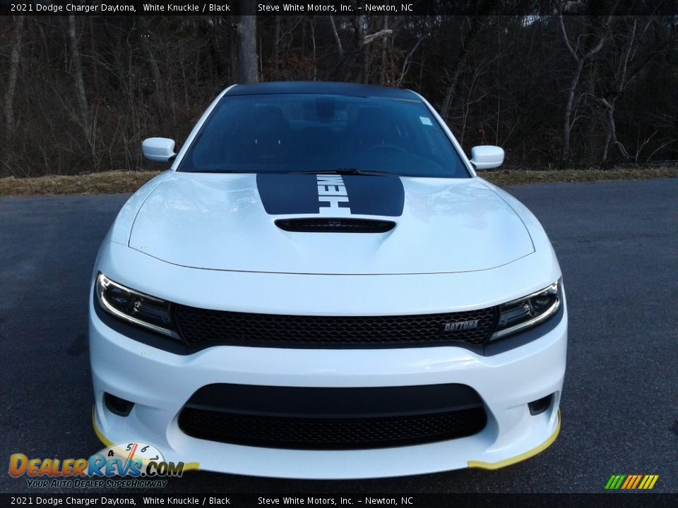 2021 Dodge Charger Daytona White Knuckle / Black Photo #3