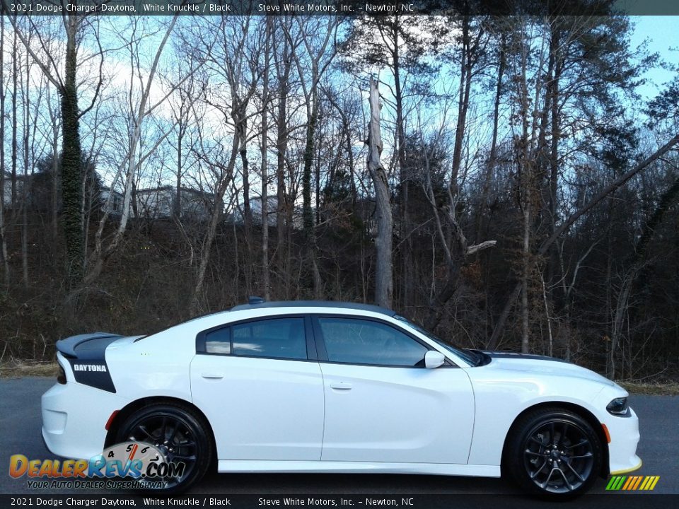 2021 Dodge Charger Daytona White Knuckle / Black Photo #5