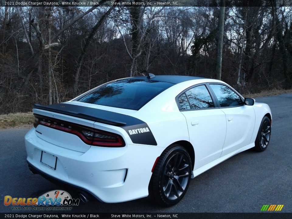 2021 Dodge Charger Daytona White Knuckle / Black Photo #6