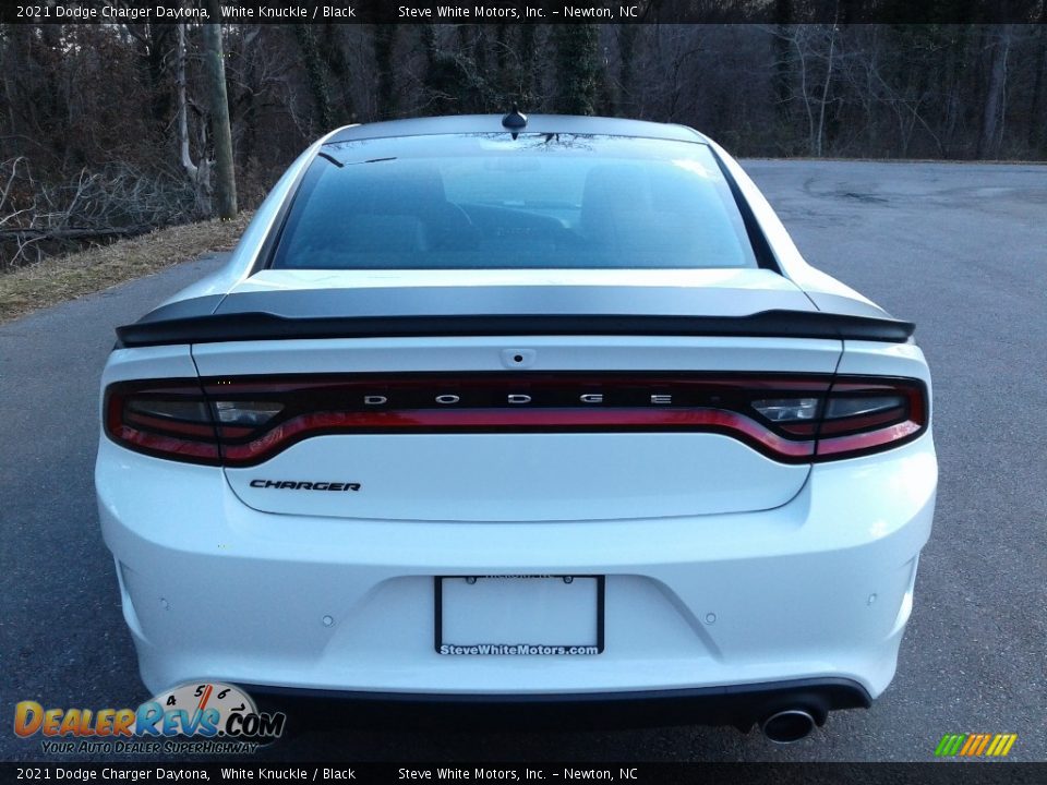 2021 Dodge Charger Daytona White Knuckle / Black Photo #7