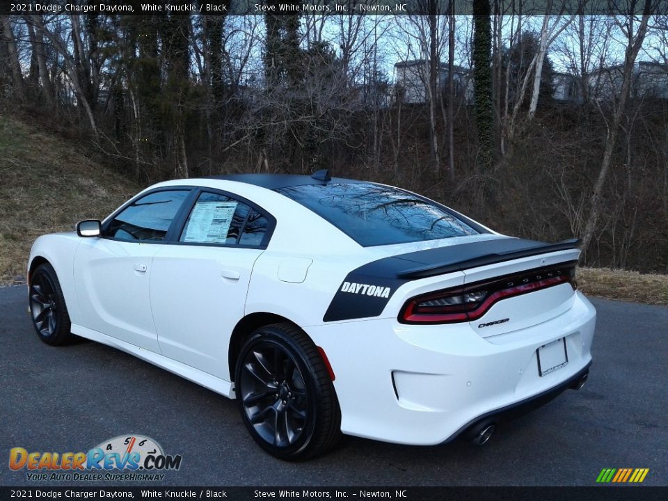 2021 Dodge Charger Daytona White Knuckle / Black Photo #8