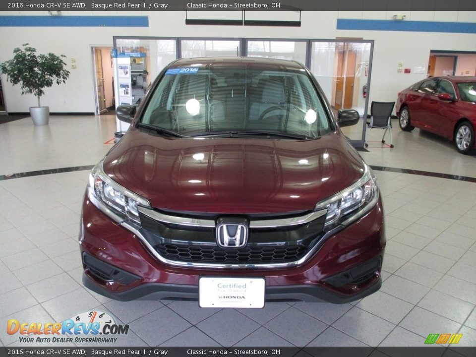 2016 Honda CR-V SE AWD Basque Red Pearl II / Gray Photo #2