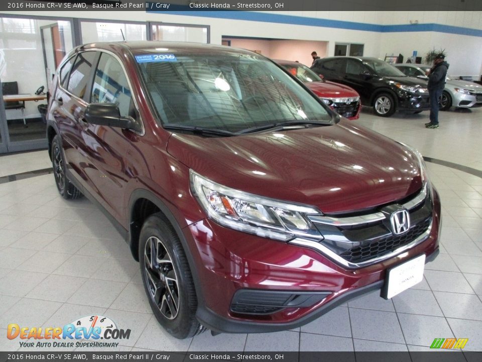 2016 Honda CR-V SE AWD Basque Red Pearl II / Gray Photo #3