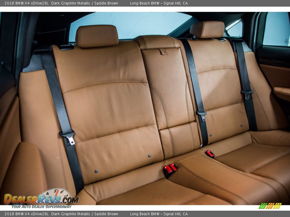 2018 BMW X4 xDrive28i Dark Graphite Metallic / Saddle Brown Photo #25
